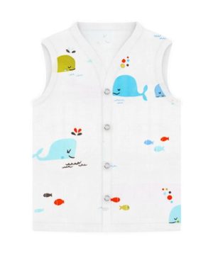 Baby Unisex Organic Cotton Muslin Jhabla