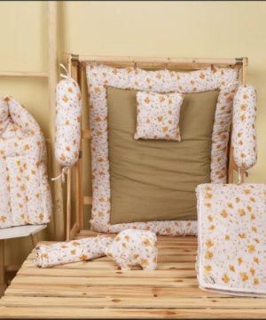 Baby Bedding Set With Muslin Swaddle, AC Quilt & Sleeping Bag | Bloom | Pack of 8